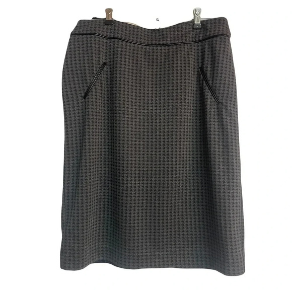 Susan Bristol black/ gray skirt size 8 - Picture 1 of 5